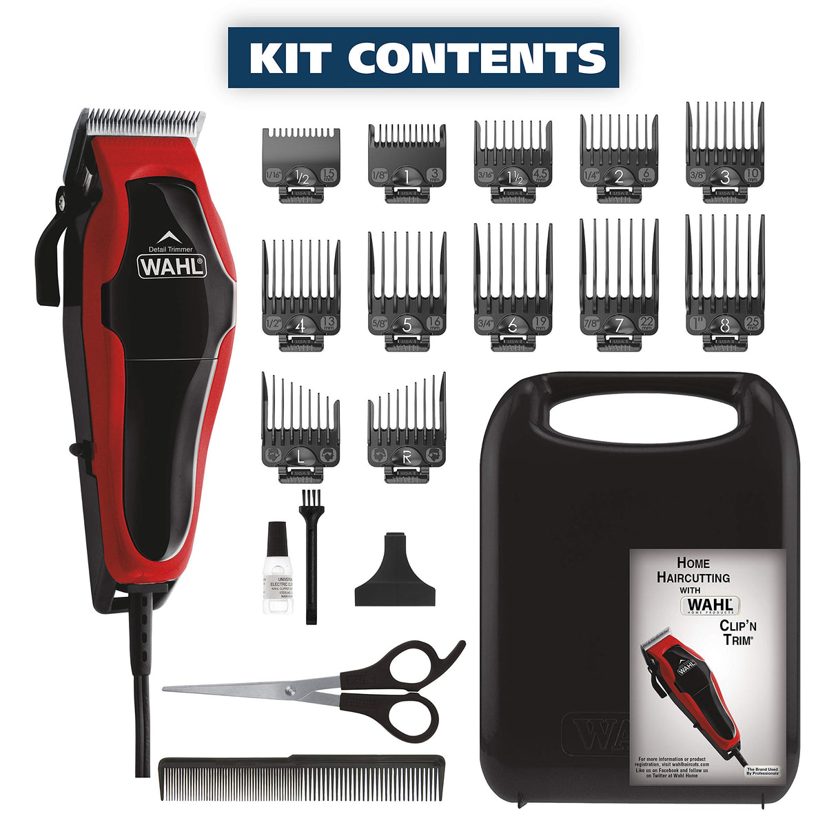 Wahl Clip 'N Trim showing adjustable taper lever