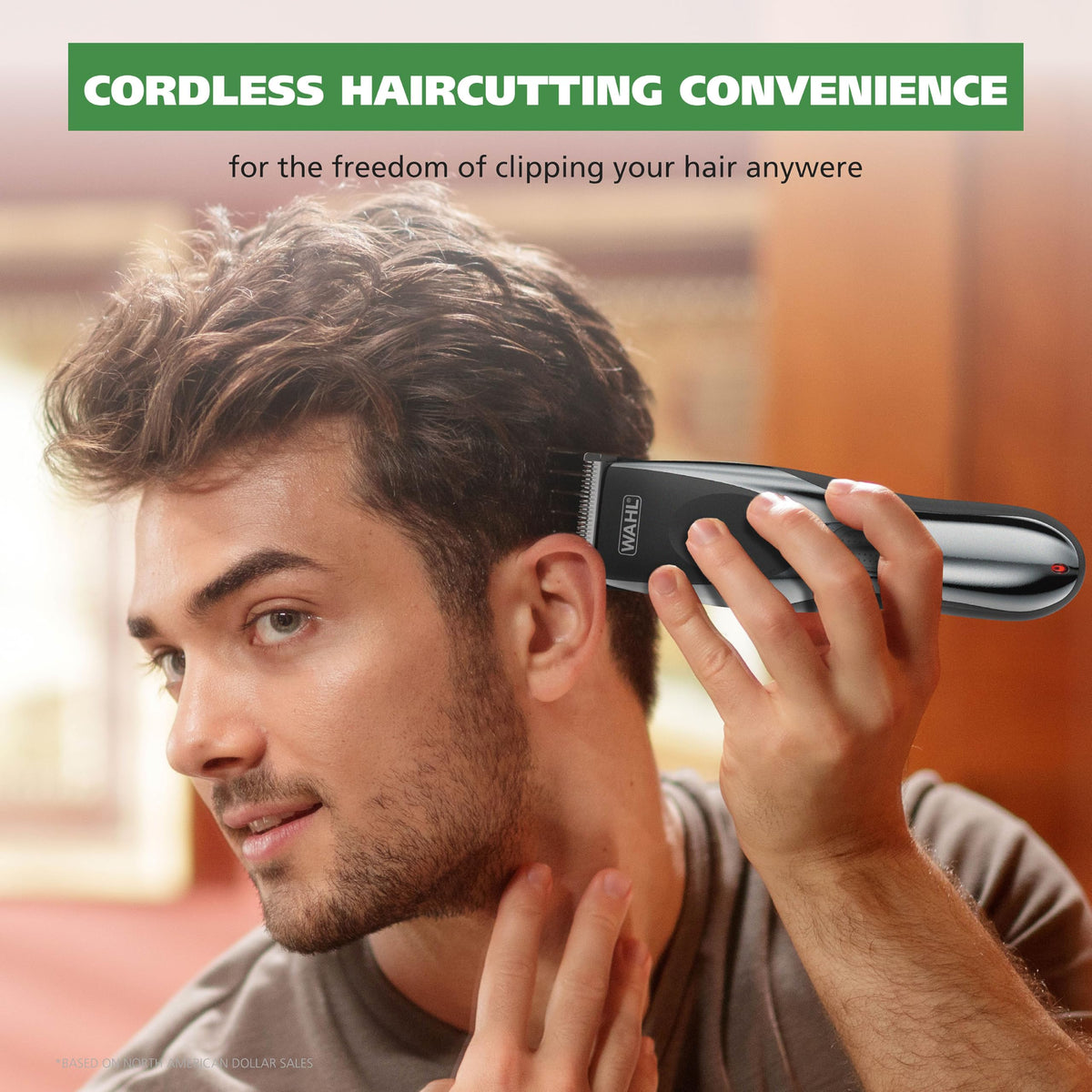 Wahl Clipper with stainless steel blades close-up