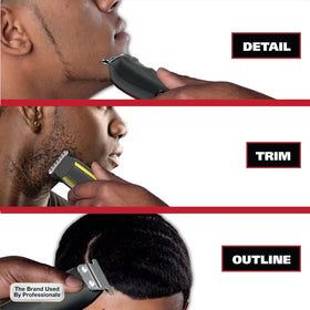 Wahl Edge Pro Corded Beard Trimmer accessories including oil