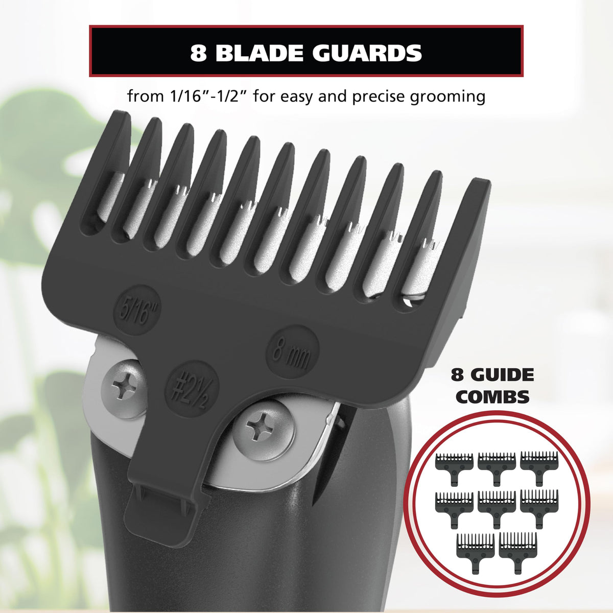 Wahl Edge Pro Corded Beard Trimmer in use on beard