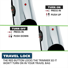 Wahl Groomsman Beard Trimmer ergonomic handle close-up