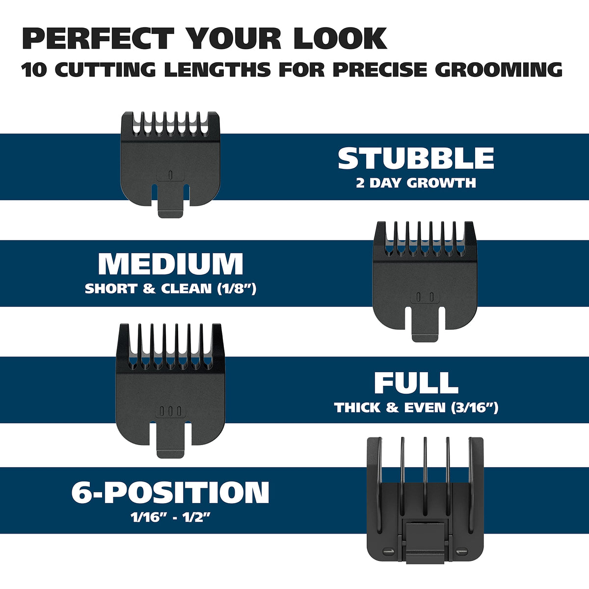 Wahl Groomsman Beard Trimmer in travel pouch