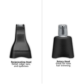 Wahl Groomsman Trimmer detachable heads for hygienic grooming