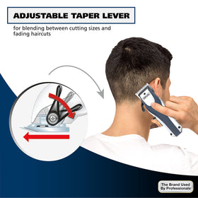 Wahl Lithium Ion Pro Cordless Hair Clippers adjustable taper lever