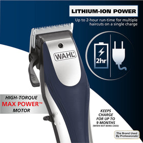 Wahl Lithium Ion Pro Cordless Hair Clippers side view