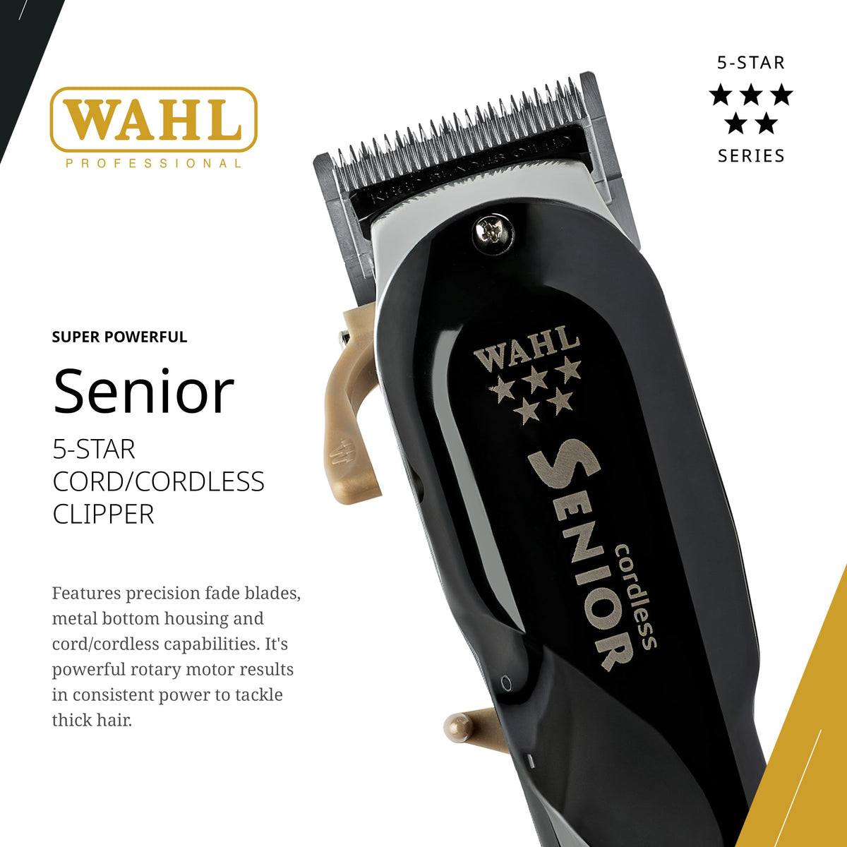 Wahl Professional Cordless Senior Clipper adjustable blade close-up