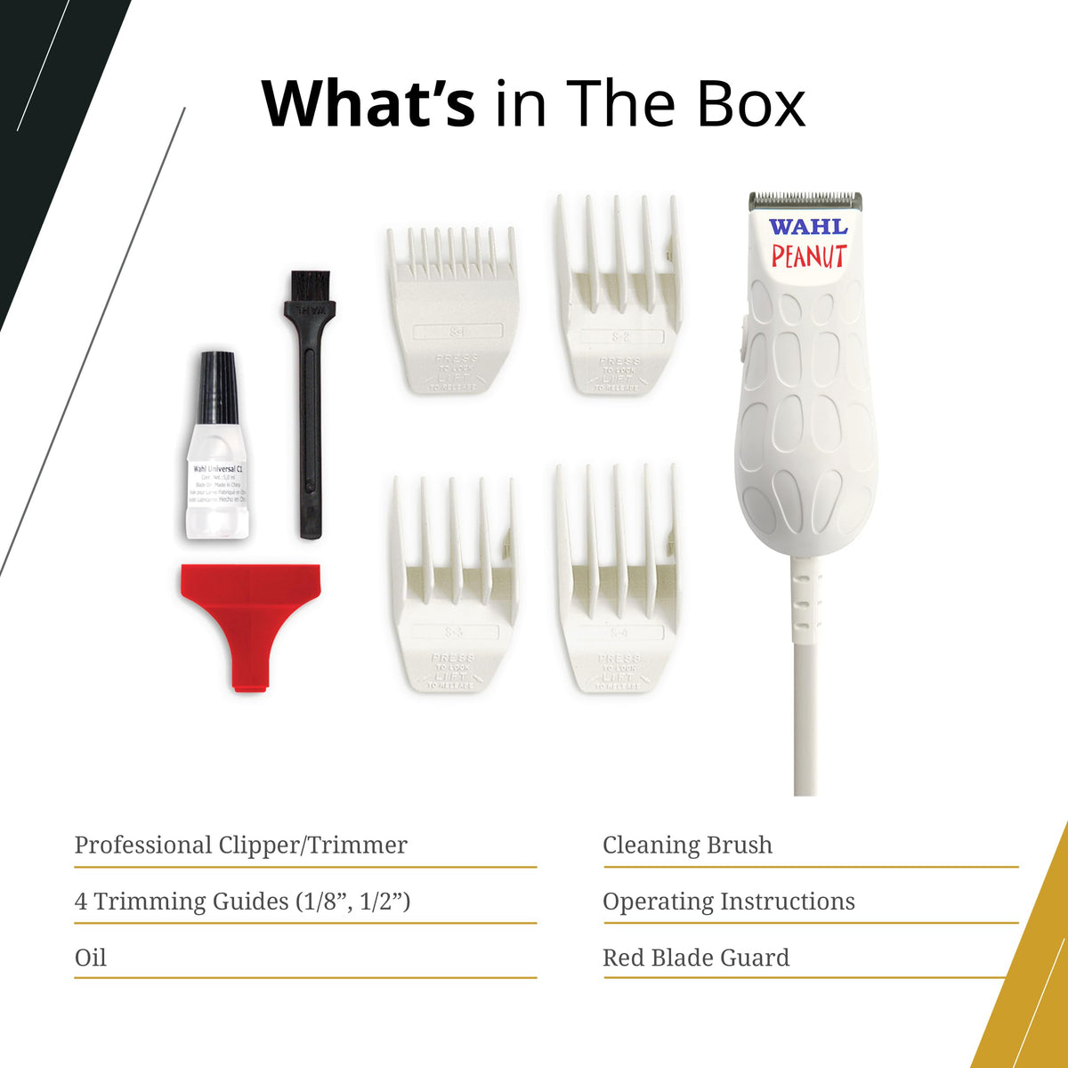 Wahl Professional Peanut Clipper in hand for grooming