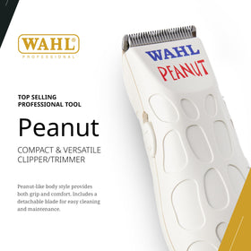 Wahl Professional Peanut Clipper side view showing guide combs