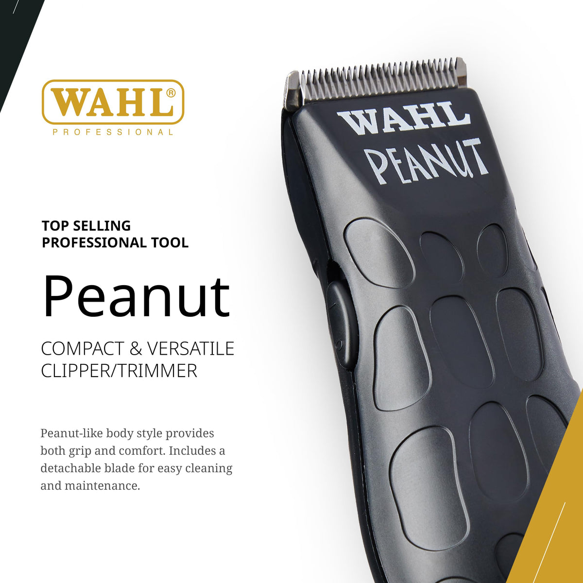 Wahl Professional Peanut Trimmer with guide combs
