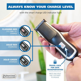 Wahl Self-Haircut Pro clipper showing Smart Charge LED indicator