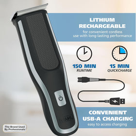 Wahl Self-Haircut Pro clipper with attachment guards displayed