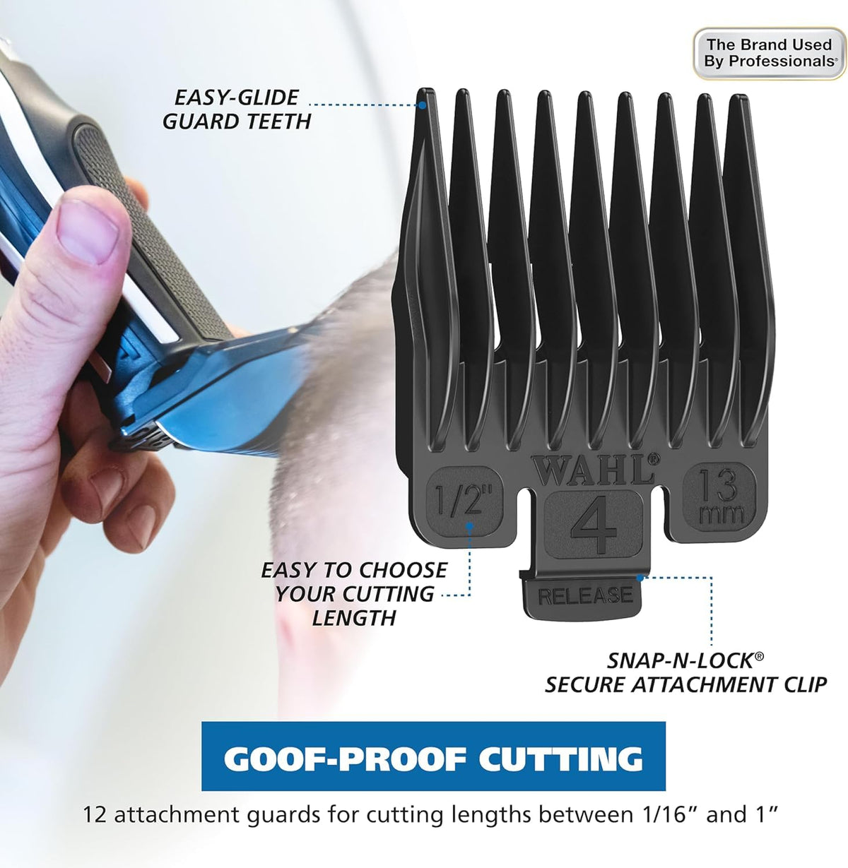 Wahl Self-Haircut Pro clipper with removable stainless steel blades
