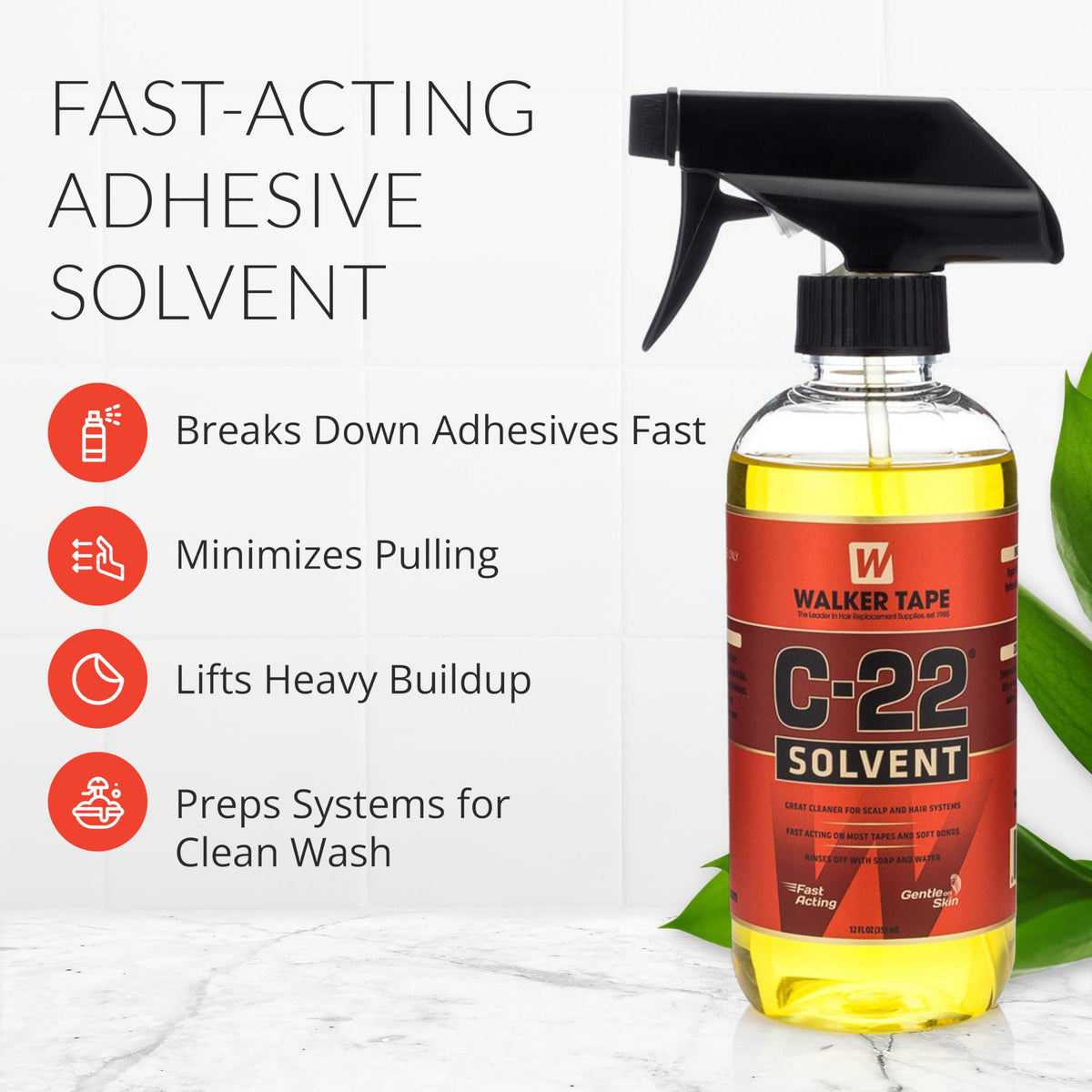 Walker Tape C-22 Adhesive Solvent Spray 12 oz back view