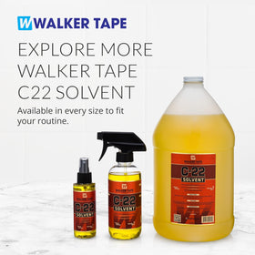 Walker Tape C-22 Adhesive Solvent Spray with hair extensions