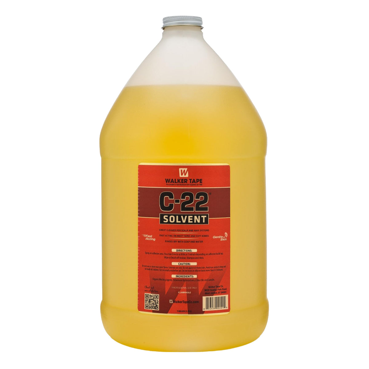 Walker Tape C-22 Solvent Gallon 128 oz front view