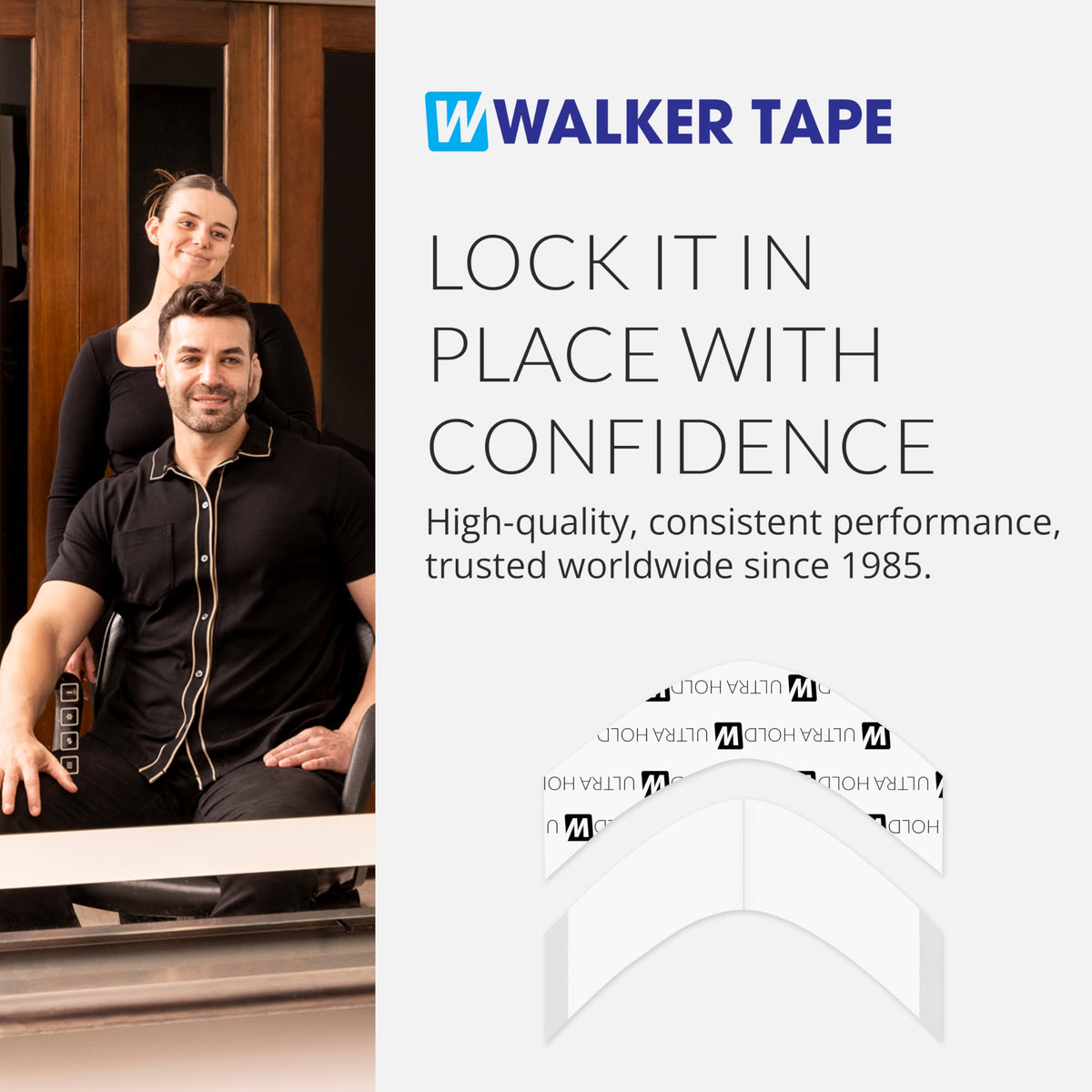 Walker Tape Ultra Hold A Contour Adhesive Strips open package view