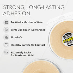 Walker Tape Ultra Hold Adhesive Tape clear finish close-up