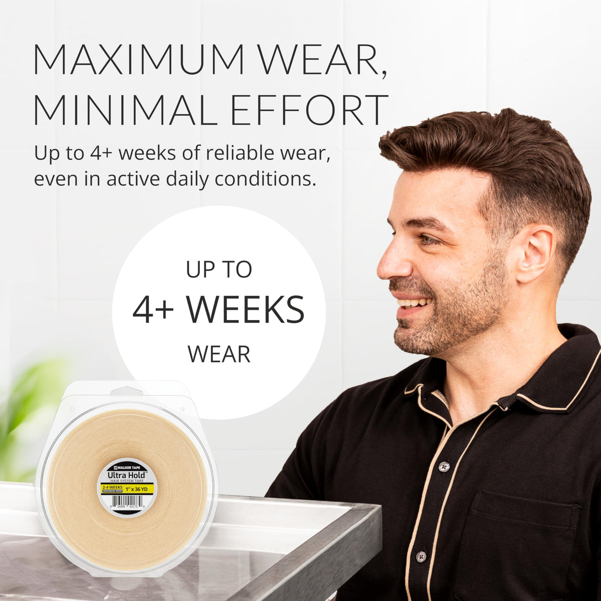 Walker Tape Ultra Hold Adhesive Tape side view