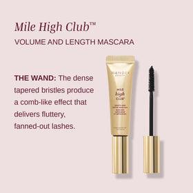 Wander Beauty Mile High Club Mascara Jet Black brush close-up