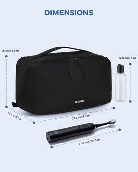 WANDF Toiletry Bag side view with hanging hook