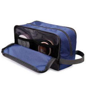 WANDF Travel Toiletry Bag compact size in a suitcase