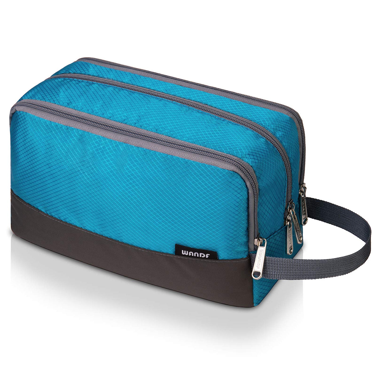 WANDF Travel Toiletry Bag front view with compact design