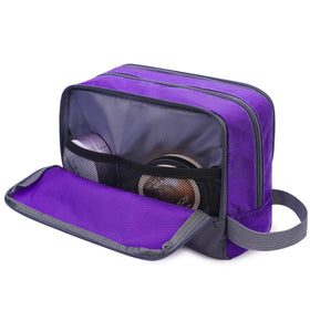 WANDF Travel Toiletry Bag front zipper pocket