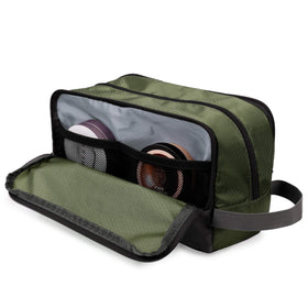 WANDF Travel Toiletry Bag in a bathroom setting