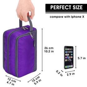 WANDF Travel Toiletry Bag showing organized storage compartments
