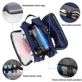 WANDF Travel Toiletry Bag side view with handle