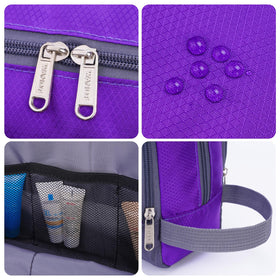 WANDF Travel Toiletry Bag water-resistant exterior close-up