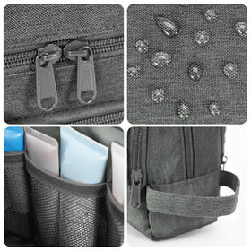 WANDF Travel Toiletry Bag with toiletries inside