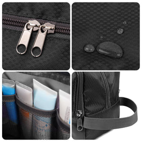 WANDF Travel Toiletry Bag with zippered mesh pocket