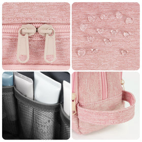 WANDF Travel Toiletry Bag zipped close-up