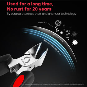 Wanmat Toe Nail Clipper close-up of sharp blade