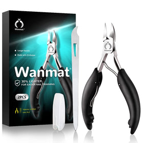 Wanmat Toenail Clipper stainless steel front view