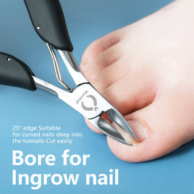 Wanmat Toenail Clipper with rounded-edge file
