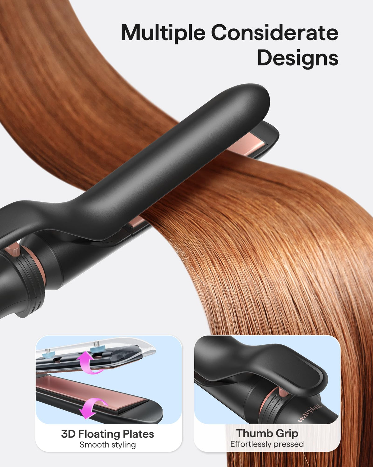 Wavytalk 5 in 1 Curling Iron with included accessories