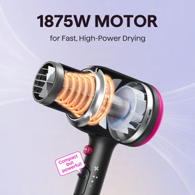 Wavytalk Blown Away Ionic Hair Dryer with concentrated nozzle attachment