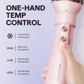 Wavytalk concentrator nozzle for precise styling