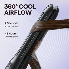 wavytalk Cool Curl Pencil showing 360º airflow vents