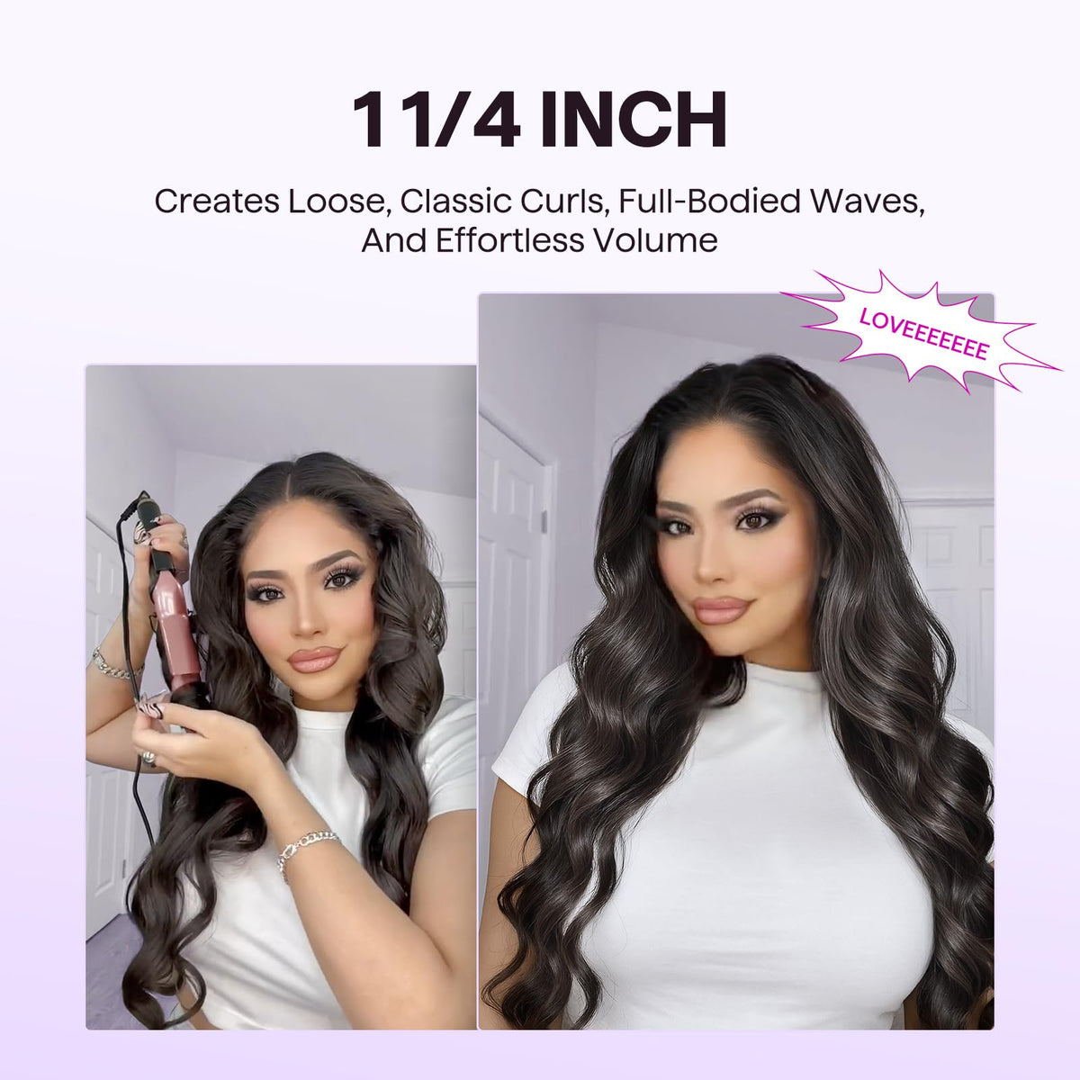 Wavytalk curling wand set in packaging
