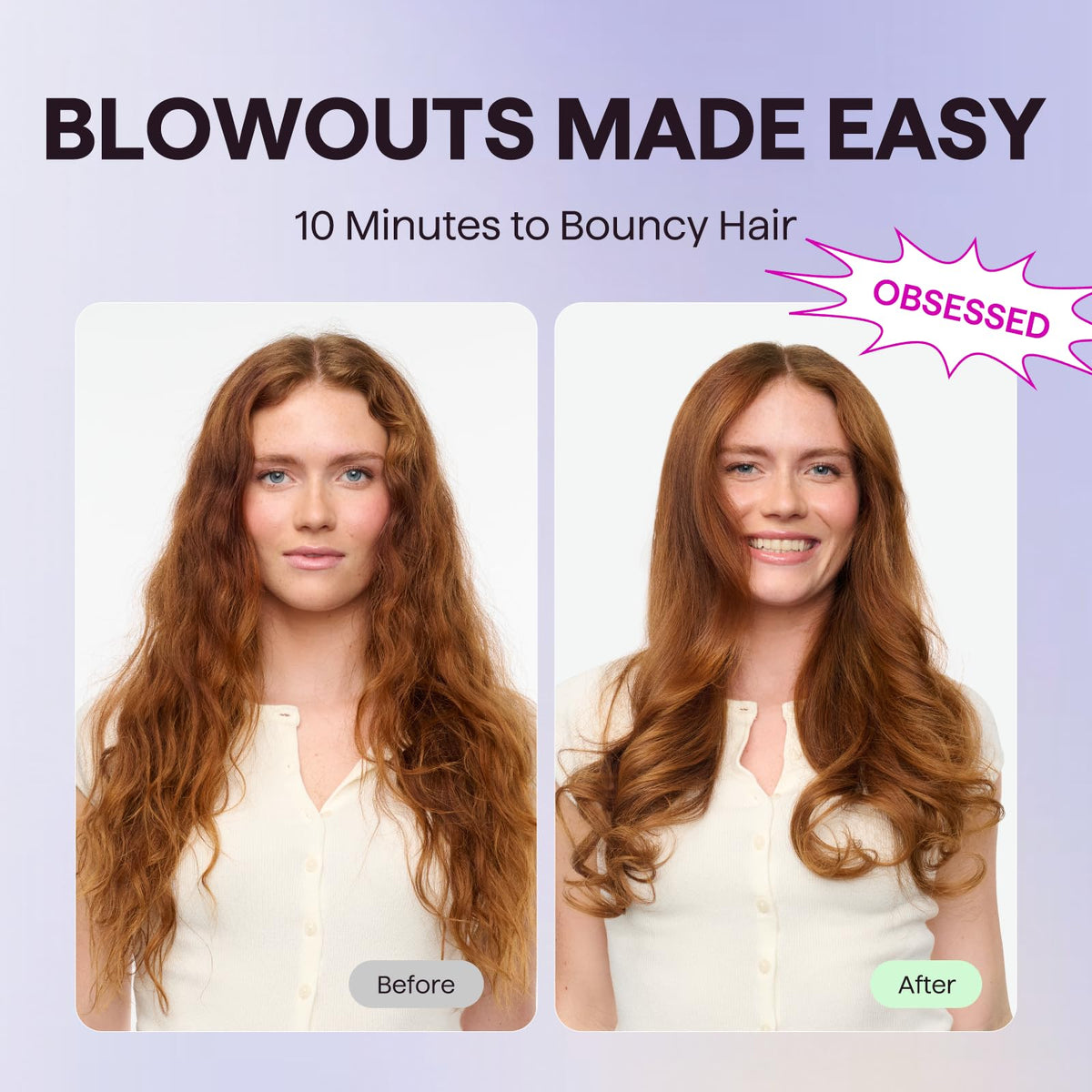 Wavytalk curling wand with 0.5-1 inch tapered barrel