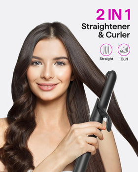 Wavytalk curling wand with tapered design for loose curls
