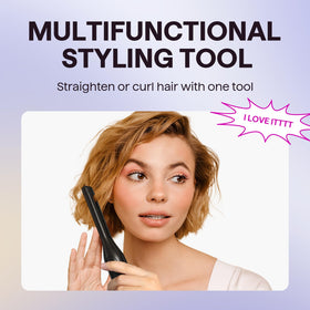 wavytalk flat iron with included heat-proof pouch