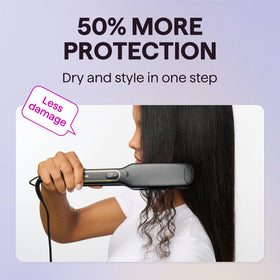 Wavytalk hair straightener showing 10 ventilation holes