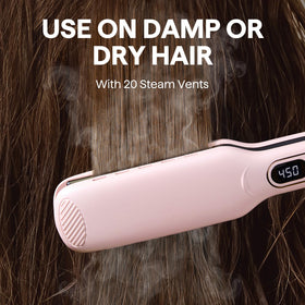 Wavytalk hair straightener with temperature control settings