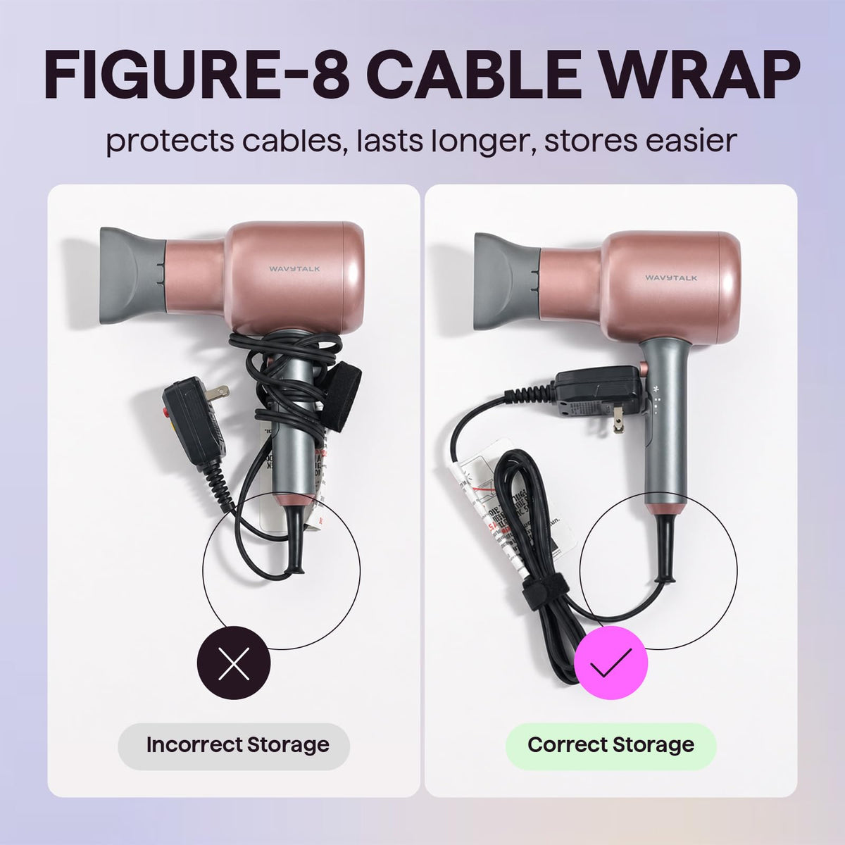 wavytalk Ionic Hair Dryer packaging front view