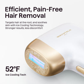 Wavytalk IPL Hair Removal Device packaging with instructions