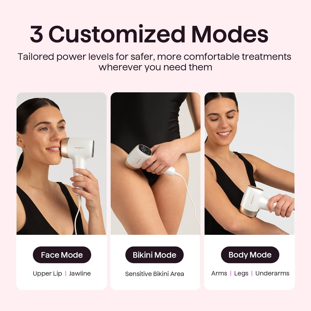 Wavytalk IPL Hair Removal Device with ice-cooling technology feature
